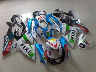 Light Blue Fixi 2009-2016 Suzuki GSXR 1000 Fairings