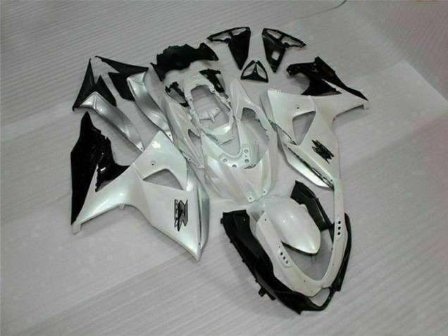 White Black 2009-2016 Suzuki GSXR1000 Fairings White Black 2009-2016 Suzuki GSXR1000 Fairings