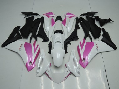 White Pink 2011-2013 Honda CBR250RR Fairings