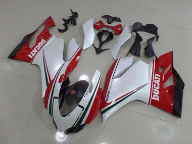 White Red 2011-2014 Ducati 1199 Fairings