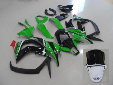 Green and Black 2011-2015 Kawasaki Ninja ZX10R Fairings & Bodywork