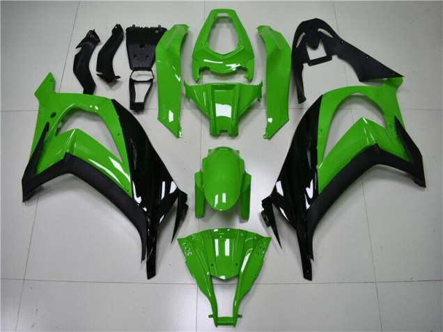 Green Black 2011-2015 Kawasaki Ninja ZX10R Fairings