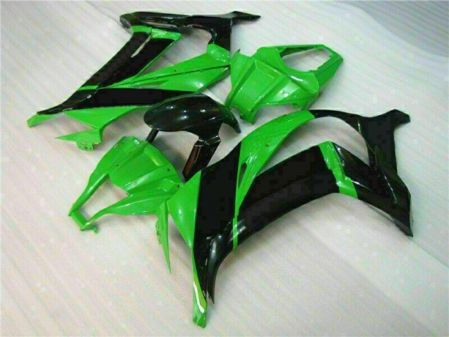 Green Black 2011-2015 Kawasaki Ninja ZX10R Full Fairing Kit