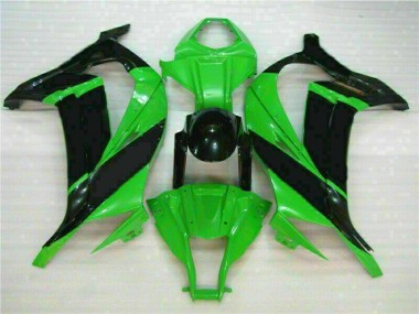 Green Black 2011-2015 Kawasaki Ninja ZX10R Full Fairing Kit
