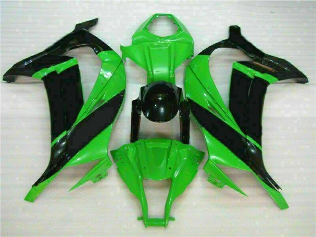 Green Black 2011-2015 Kawasaki Ninja ZX10R Full Fairing Kit