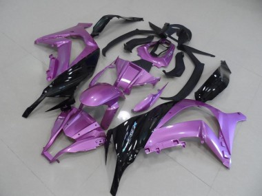 Pink and Black 2011-2015 Kawasaki Ninja ZX10R Fairings