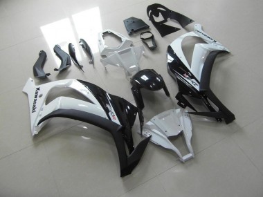White Black 2011-2015 Kawasaki Ninja ZX10R Fairings