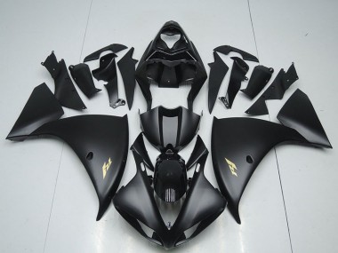 Matte Black Sticker 2012-2014 Yamaha YZF R1 Fairings
