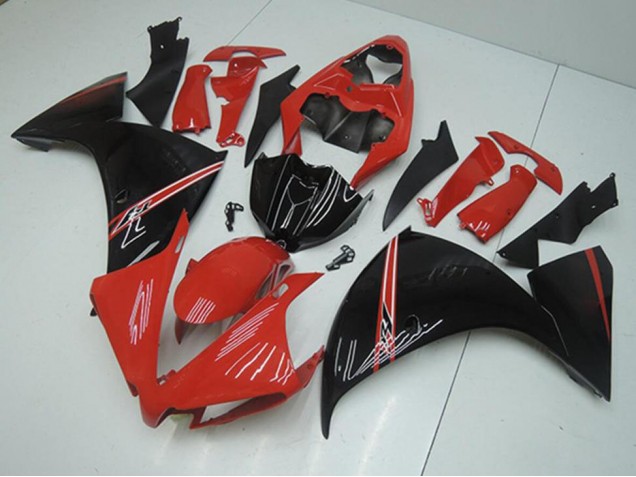 Red Black 2012-2014 Yamaha YZF R1 Fairings Red Black 2012-2014 Yamaha YZF R1 Fairings