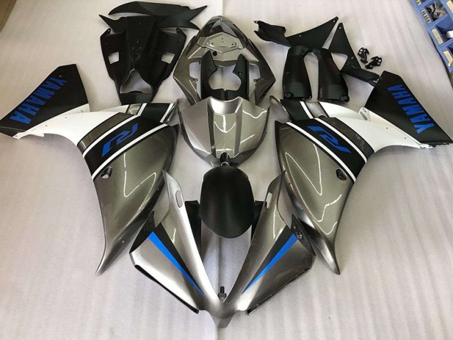 Silver Blue 2012-2014 Yamaha YZF R1 Fairings