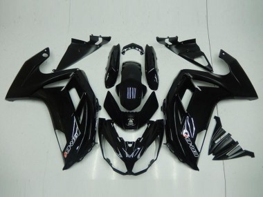Glossy Black 2012-2016 Kawasaki Ninja EX650 Fairings
