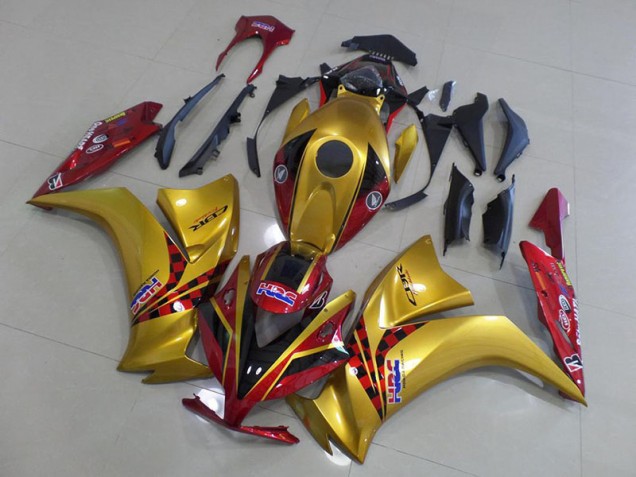 Gold and Dark Red 2012-2016 Honda CBR1000RR Fairings