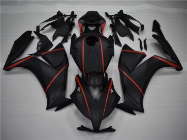 Matte Black Red 2012-2016 Honda CBR1000RR Fairings