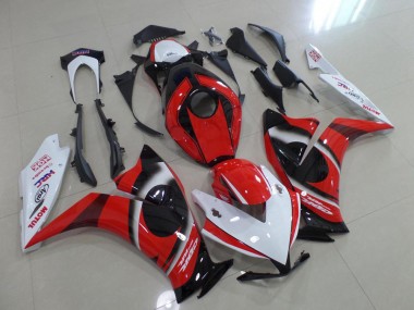Red Black White 2012-2016 Honda CBR1000RR Fairings