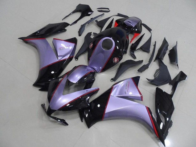 Silver Grey with Glossy Black 2012-2016 Honda CBR1000RR Fairings
