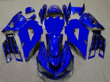 Blue Black 2012-2019 Kawasaki Ninja ZX14R Fairings