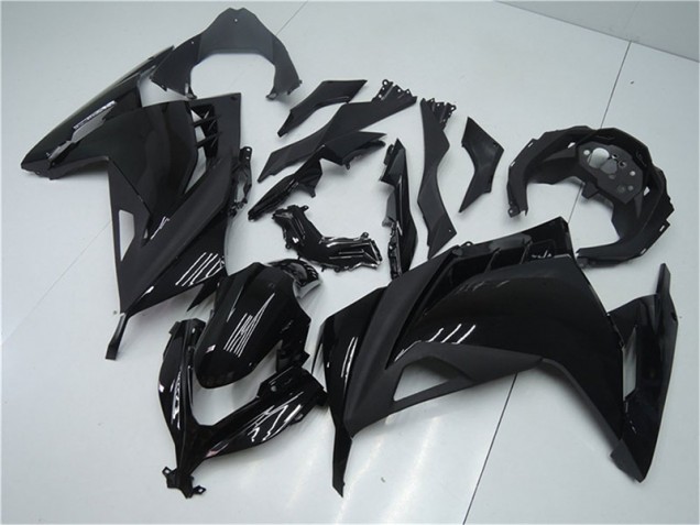 Glossy Matte Black 2013-2016 Kawasaki Ninja EX300 Fairings Glossy Matte Black 2013-2016 Kawasaki Ninja EX300 Fairings