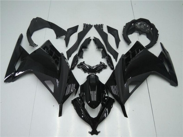 Glossy Matte Black 2013-2016 Kawasaki Ninja EX300 Fairings Glossy Matte Black 2013-2016 Kawasaki Ninja EX300 Fairings