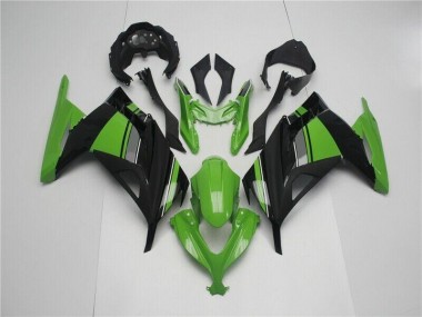 Green Black 2013-2016 Kawasaki Ninja EX300 Fairings & Bodywork