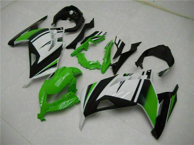 Green Black Silver 2013-2016 Kawasaki Ninja EX300 Fairings