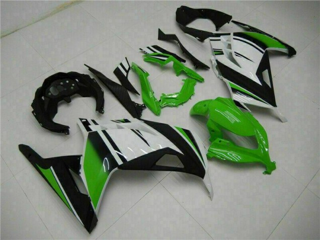 Green Black Silver 2013-2016 Kawasaki Ninja EX300 Fairings