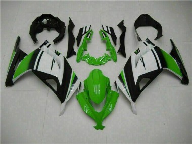Green Black Silver 2013-2016 Kawasaki Ninja EX300 Fairings