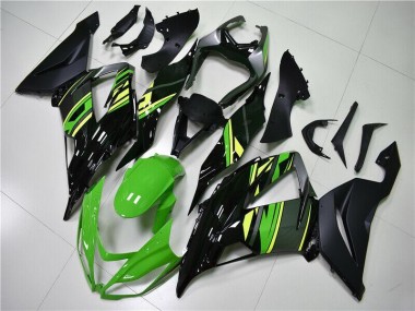 Green Black 2013-2018 Kawasaki Ninja ZX6R Fairing Kit