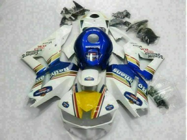 White Blue 2013-2019 Honda CBR600RR Fairings