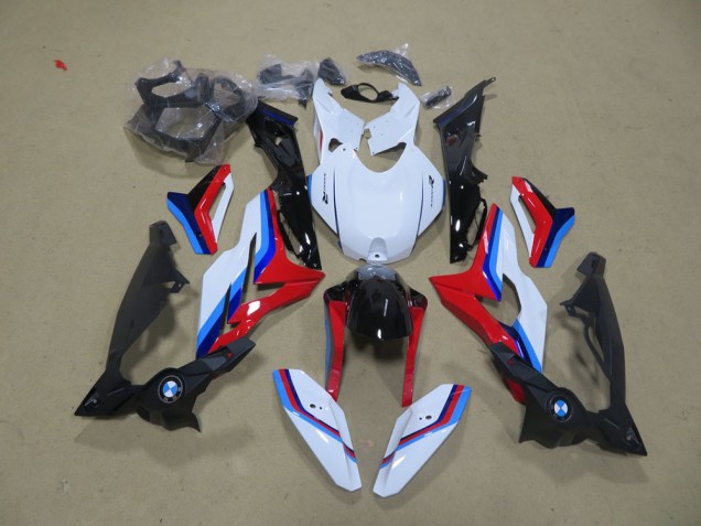 White Blue Red Black 2014-2019 BMW S1000R Fairings