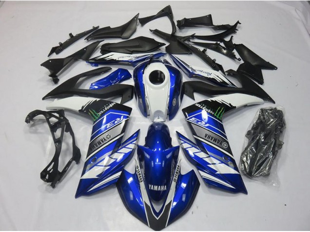 Monster Blue 2015-2018 Yamaha YZF R3 Fairings
