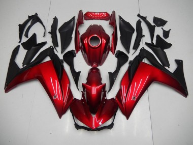 Red Black 2015-2018 Yamaha YZF R3 Fairings