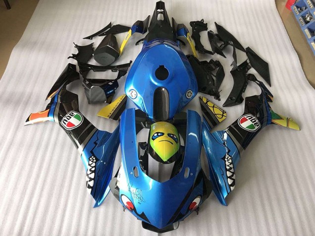 Blue Shark 2015-2019 Yamaha YZF R1 Fairings Blue Shark 2015-2019 Yamaha YZF R1 Fairings