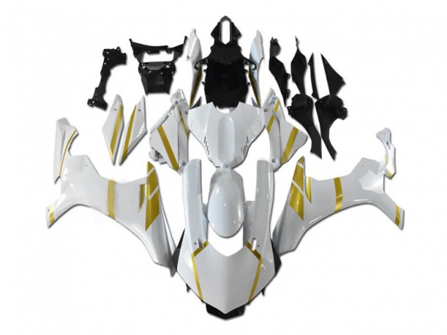 White Gold 2015-2019 Yamaha YZF R1 Fairings
