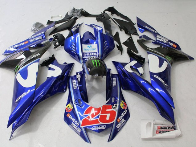Movistar 2017-2019 Yamaha YZF R6 Fairings Movistar 2017-2019 Yamaha YZF R6 Fairings