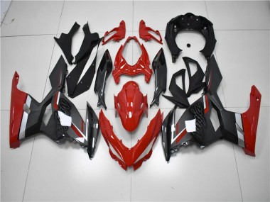 Red Black 2018-2020 Kawasaki Ninja EX400 Fairings